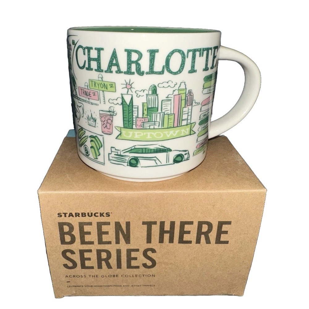 Starbucks Been There Series Charlotte North Carolina Coffee Mug 14 oz NIB